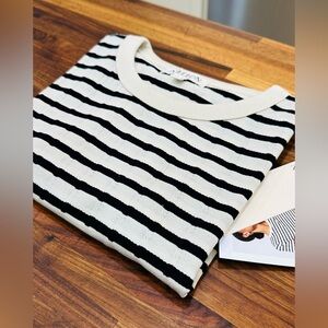 NWT - Nation LA LTD Striped Tee - Small